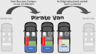 Pirate Vans Camping-Modulmöbel-Pakete für den Van!