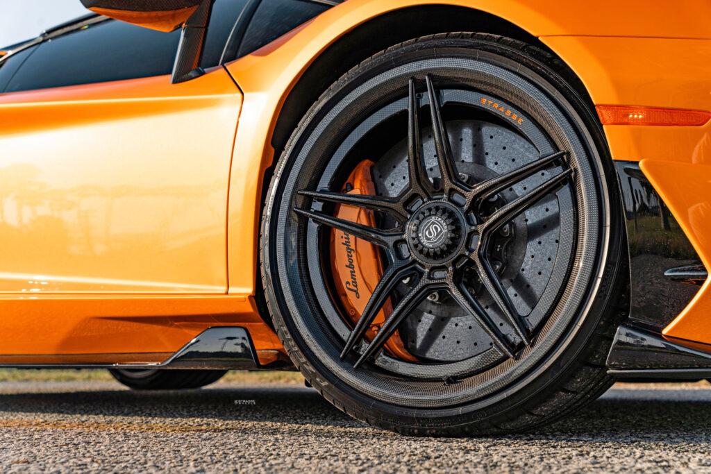 Road Wheels Carbon Rims Lamborghini Aventador SVJ 6