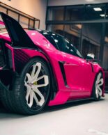Audi R8 „Pinky”: wyjątkowy szerokokadłubowy styl Lamborghini!
