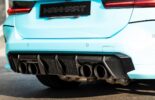 Baby blue powerhouse: 650 hp & 800 Nm in the Manhart MH3 650 Touring!