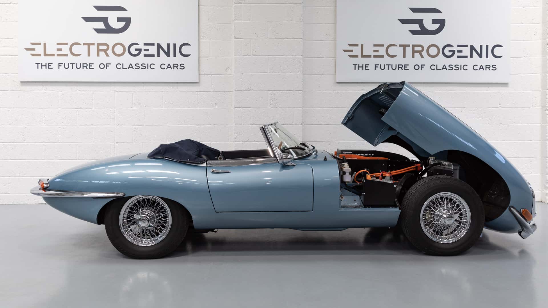 Electrogenic Elektroantrieb 160 PS Jaguar E Type Kit Umbau Elektromod 8