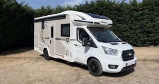 Rambler-X caravan with pop-up roof and shower!