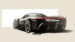 Porsche Mission X - gullwing hypercar with electric drive!