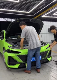 Tuning slip: Chinese runabout fails trying to be a German luxury car!