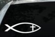 The fish sticker on the car and its meaning!