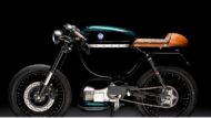 An electric touch of luxury: Metorbike Café Racer Moped!