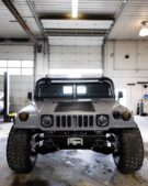 A classic goes electric: Tesla-powered Humvee from NAEV!