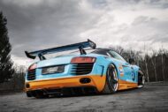 Audi R8 widebody in Gulf look from PEICHER Performance!