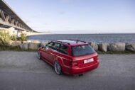 An Audi RS4 B5 Avant that stands out: The Misano Red Pearl!