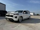 Chevrolet Colorado pickup with Airride: lower than some super sports cars!