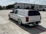 Chevrolet Colorado pickup with Airride: lower than some super sports cars!