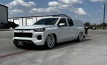 Camioneta Chevrolet Colorado con Airride: ¡más baja que algunos superdeportivos!
