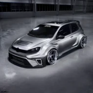 VW Golf GTI & R with widebody kit in TCR racing look for SEMA 2023!