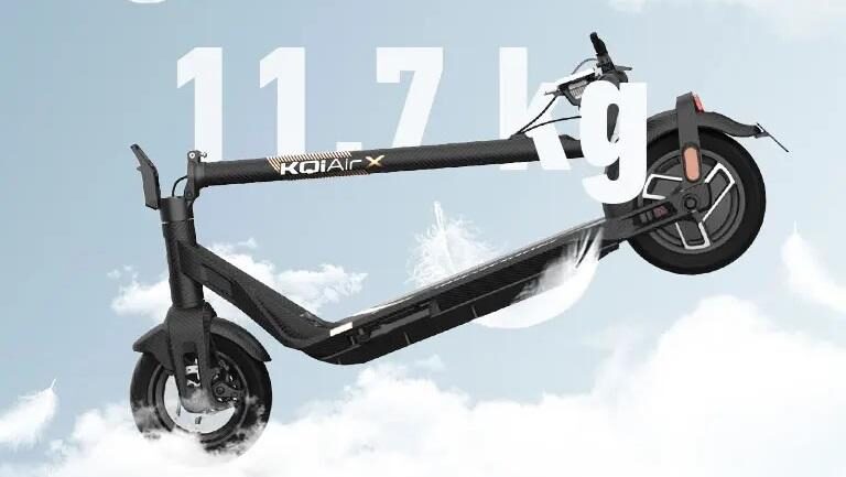 NIU KQi Air e Air X – Nuovi e-scooter ultraleggeri in fibra di carbonio