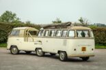 Einzigartiger Restomod VW Type 2 Bus mit Camping-Anhänger!
