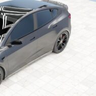 Tesla Model Y pokazuje się z zestawem karbonowym (zestawem body)!
