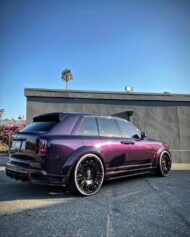 Bold in purple: RDB LA's tuned Rolls-Royce Cullinan Widebody!