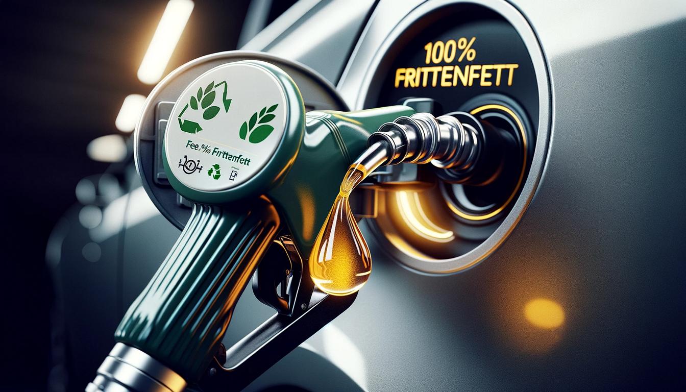 100% legal: Fill up with chip fat for more “climate-friendly” driving!