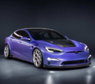 Tesla Model S Plaid von Vorsteiner: Carbon-Schmuckstück in Lila!