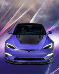Tesla Model S Plaid from Vorsteiner: Carbon gem in purple!