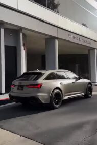 Audi RS6 (C8) Avant “allroad” with lift kit: an off-road V8 dream!