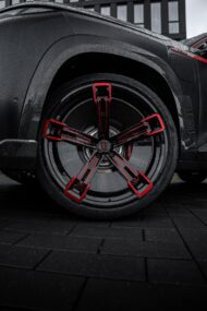 BMW XM LABEL RED مع هيكل عريض من الكربون من Larte Design!