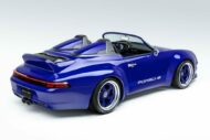 Niebieski restomod Porsche 993 Speedster od Gunther Werks!