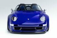 Niebieski restomod Porsche 993 Speedster od Gunther Werks!