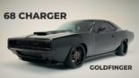 Coche de continuación Dodge Challenger „Goldfinger“ del sintonizador Exomod!