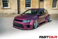 VW Polo with extreme widebody kit, flashy paint & 270HP!