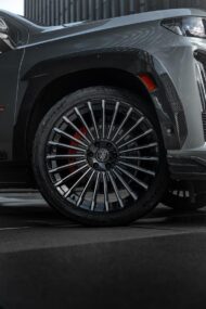 Strojenie Cadillaca Escalade-V: zestaw szerokokadłubowy ESTHETE firmy LARTE!
