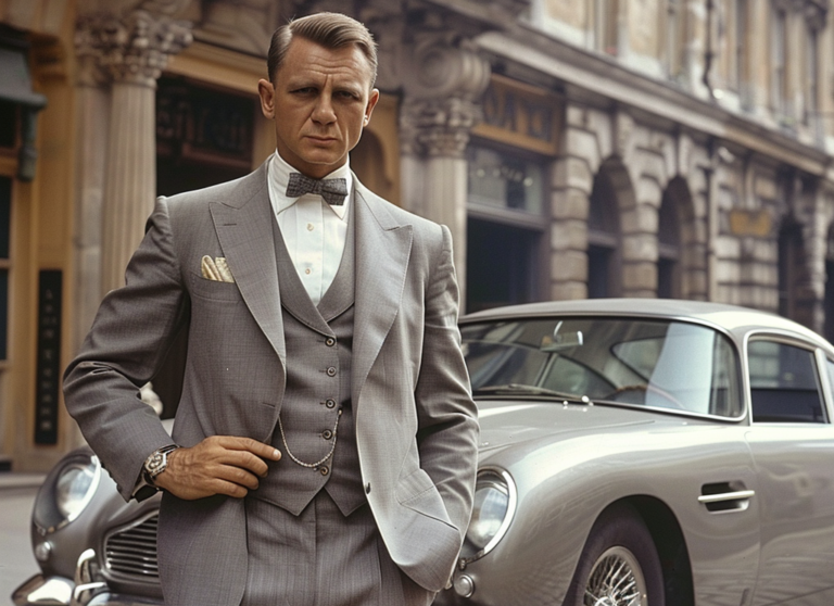 The iconic duo: James Bond and his Aston Martin!