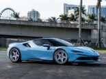 Street Wheels Ferrari SF90 Stradale باللون الأزرق الخليجي الفريد!