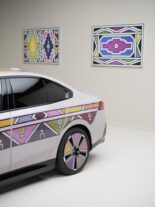 BMW i5 Nostokana: ¡revolucionario automóvil artístico con tinta electrónica de Esther Mahlangu!