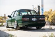 Rebirth of one BMW E30 as “The GREENMAXHINE” by CAtuned!